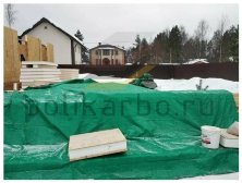 Тент полиэтиленовый 6х8 м, плотность 120 г/м2