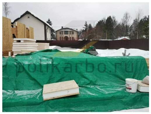 Тент полиэтиленовый 6х8 м, плотность 120 г/м2