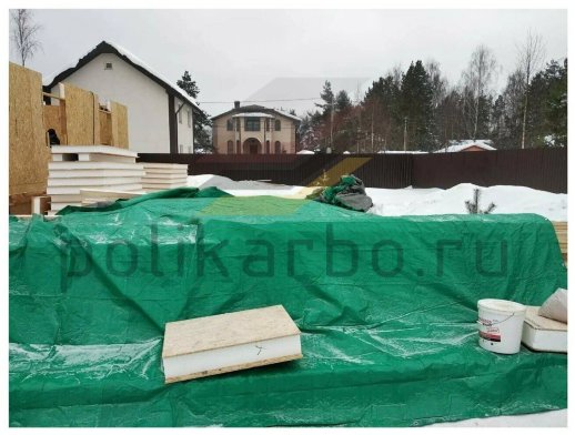 Тент полиэтиленовый 8х10 м, плотность 120 г/м2